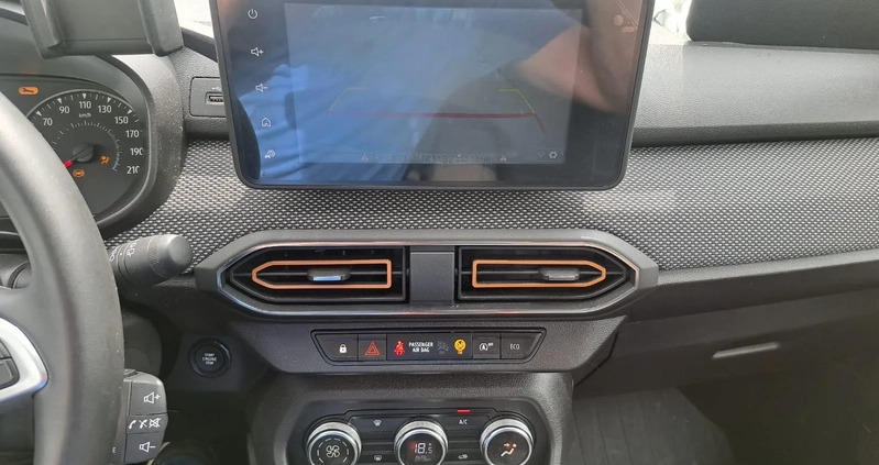 Dacia Sandero Stepway cena 27921 przebieg: 51162, rok produkcji 2021 z Żary małe 121